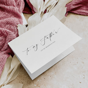 Cartão Ellesmere Para O Dia Do Casamento Do Meu Pai