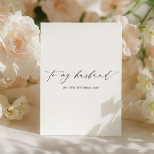 Cartão Ellesmere Para O Meu Casamento Com Marido