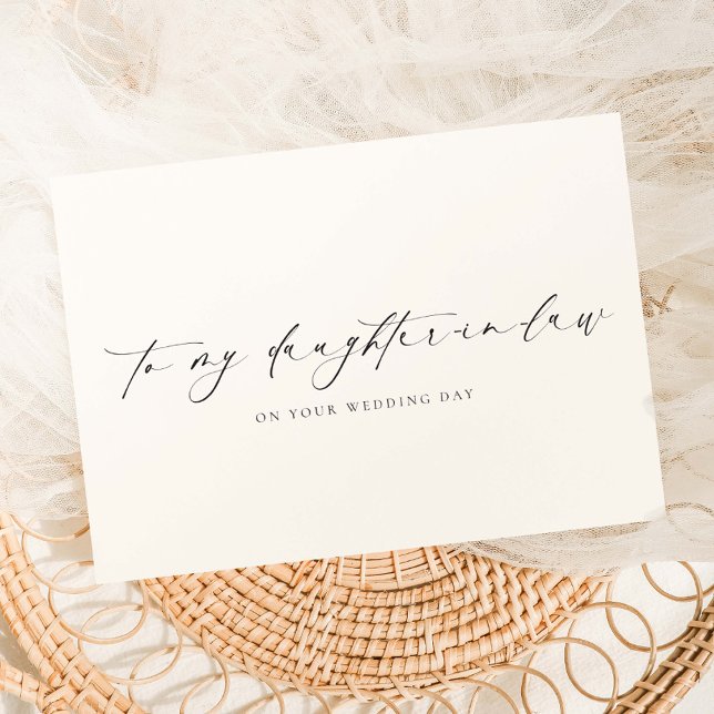 Cartão Ellesmere Para O Meu Dia De Casamento Da Filha Em  (Criador carregado)