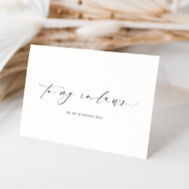 Cartão Ellesmere Para O Meu Dia De Casamento De Leis