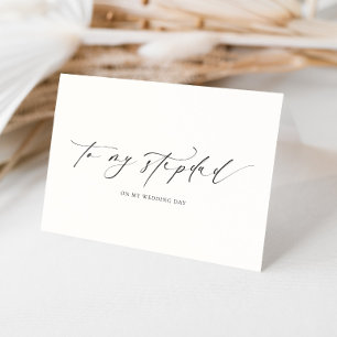 Cartão Ellesmere Para O Meu Dia De Casamento De Stepdad