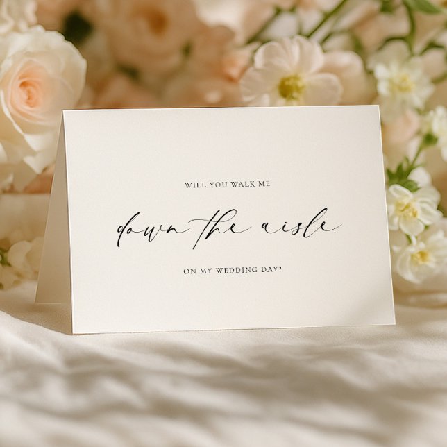 Cartão Ellesmere Passear-Me Pela Proposta Da Aisle (Criador carregado)