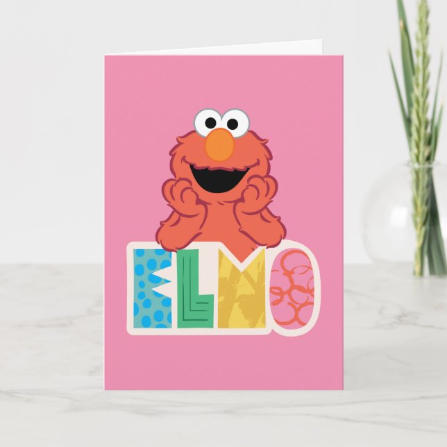Cartão Elmo Cute & Fun (Frente)