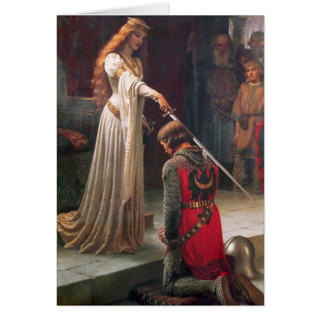 Cartão Elogios [Edmund Blair Leighton] (Frente)