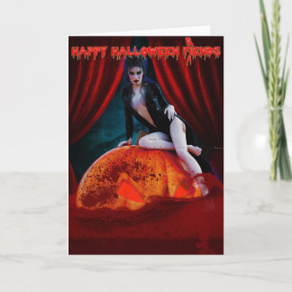 Cartão Elvira Mistress of the Dark Halloween Card