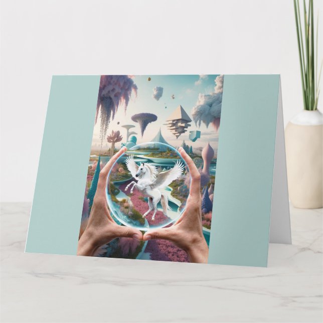 Cartão Em algum lugar lá fora - Não faz fé (Frente)