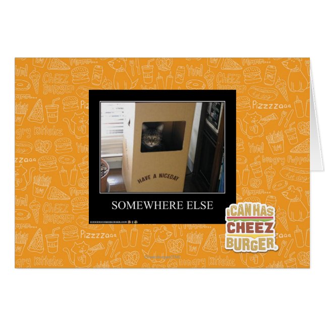 Cartão Em algum outro lugar (Frente Horizontal)