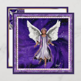 Cartão em branco Alma Roxa