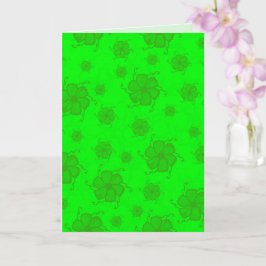 Cartão em Branco Monocromático FTF 5x7 em Verde