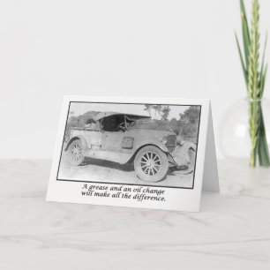 Cartão Em breve, vintace está esperando o serviço.