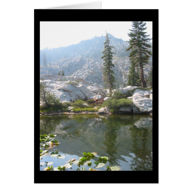 Cartão em ferradura do lago (Frente)