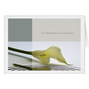 Cartão em lembrança agradecida