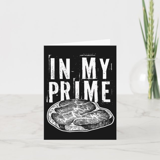 Cartão Em Minha Carne De Bovino Fogueira Para A Gri De Fo (Frente)