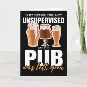 Cartão Em Minha Defesa Eu Fui Deixado Sem Supervisão Pub