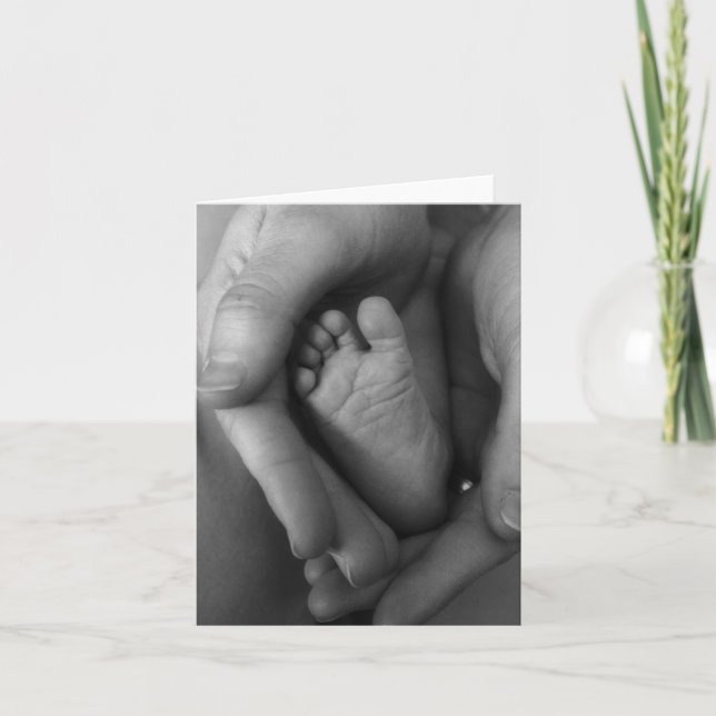 Cartão Em minhas mãos (Frente)