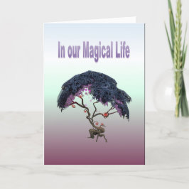 Cartão Em nossa vida mágica