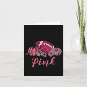 Cartão Em outubro, Vestimos Awa, Cancer de futebol rosa