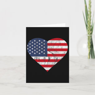 Cartão Em Quarto De Julho, A Bandeira Americana Vintage H