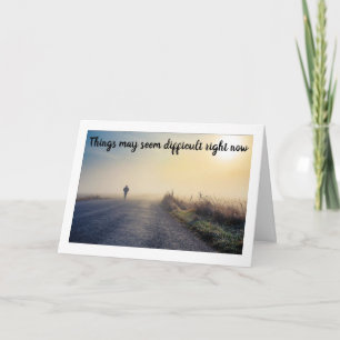 CARTÃO EM TEMPOS DIFÍCEIS "ESTOU AQUI PARA VOCÊ"