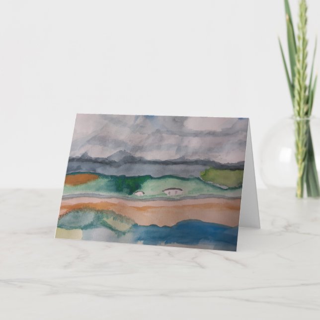 Cartão Em Toda A Ficha De Saudação (Frente)