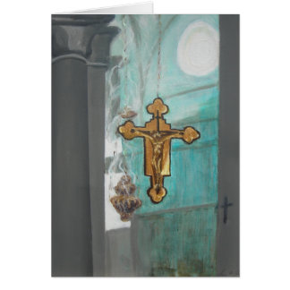 Cartão Em um artigo 1 da igreja