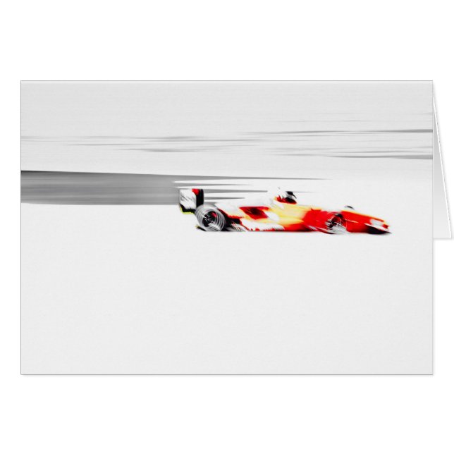 Cartão Em um Flash É Passado (Frente Horizontal)