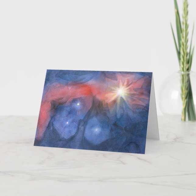 Cartão Em uma galáxia muito, muito longe do baralho (Frente)