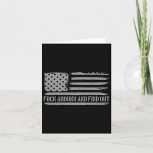 Cartão Em Volta E Descubra A Bandeira Americana Em 4 De J
