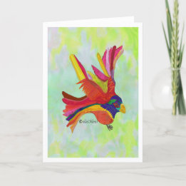 Cartão Em voo a Design criativa de LeeMarie