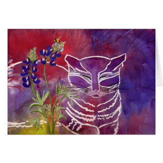 Cartão Embaçamento roxo