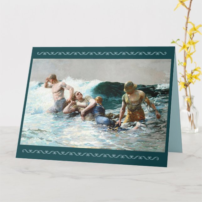 Cartão Embaixo de Winslow Homer (Flor Amarela)