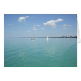 Cartão embarcação à vela n.o 1