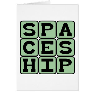 Cartão Embarcação, navio de Alienígena