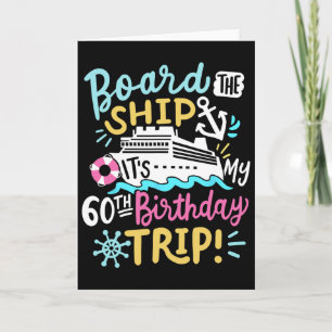 Cartão Embarque No Navio É Minha Viagem De Aniversário De