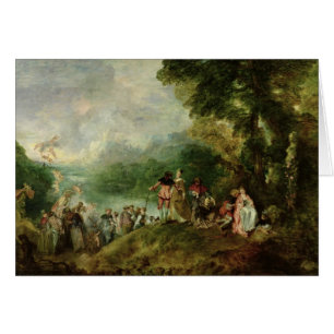 Cartão Embarque para Cythera, 1717