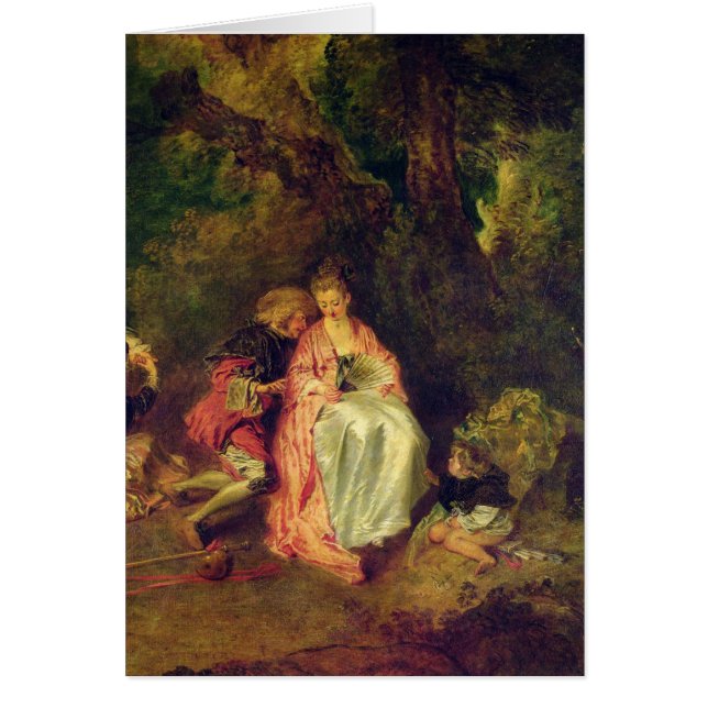 Cartão Embarque para Cythera, c.1717 (Frente)