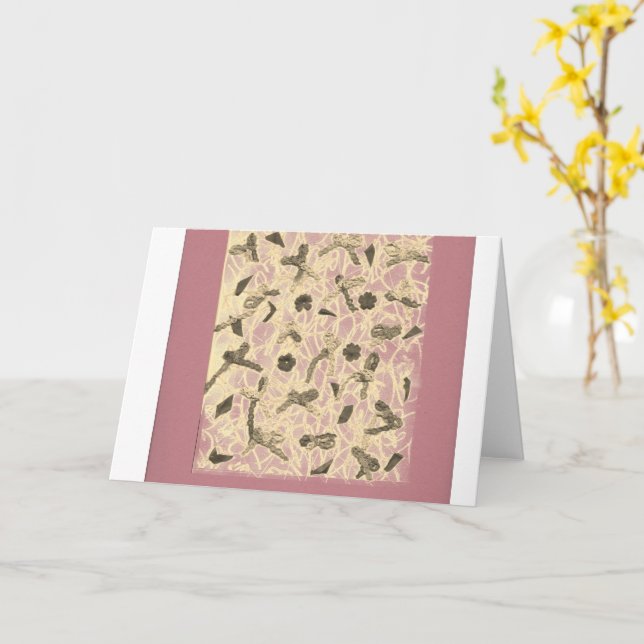 Cartão Embellished Floating Bows (Flor Amarela)