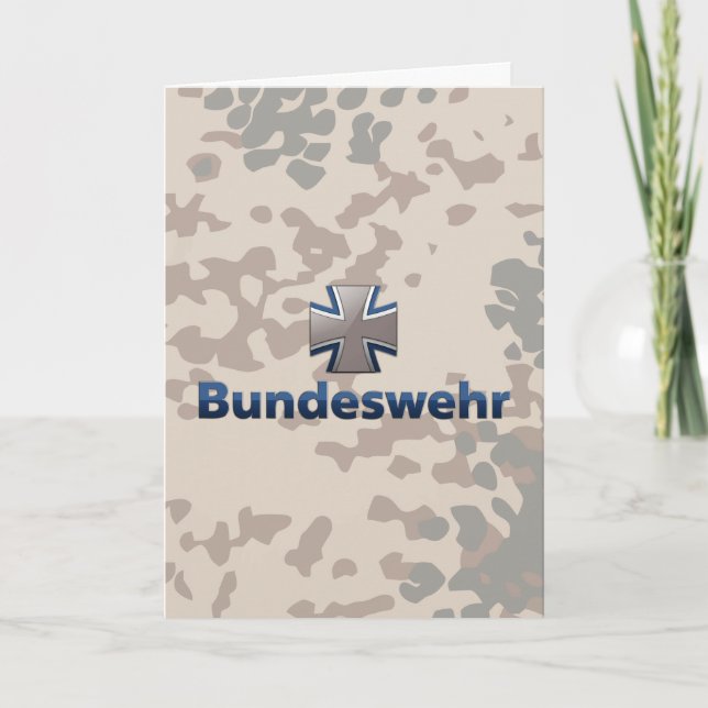 Cartão Emblema de Bundeswehr (Frente)
