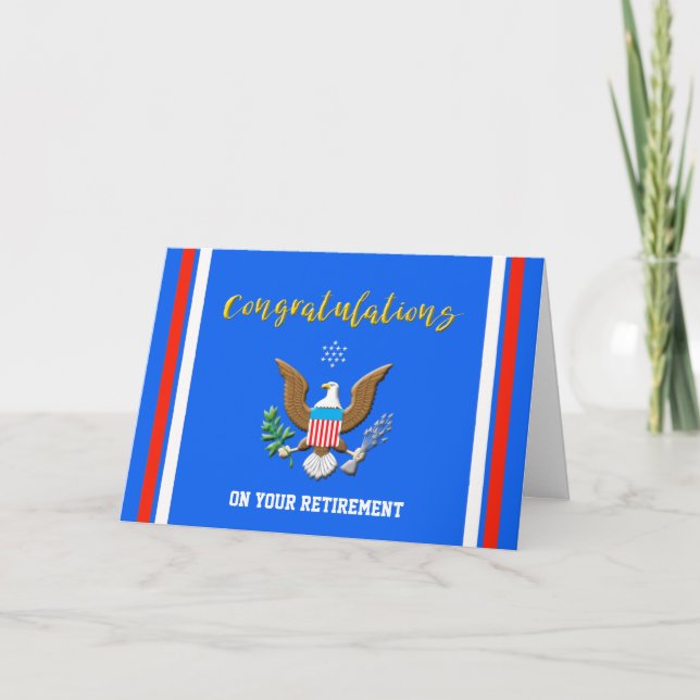 Cartão Emblema de defesa contra a Guarda costeira militar (Frente)