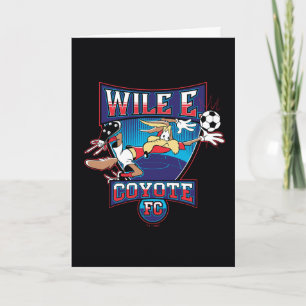 Cartão Emblema do Clube de Futebol WILE E. COYOTE™