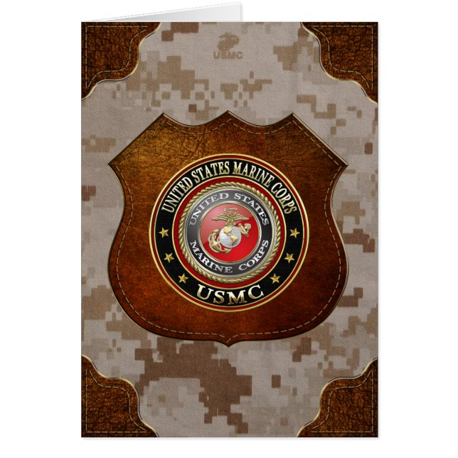 Cartão Emblema do USMC [Edição Especial] [3D] (Frente)