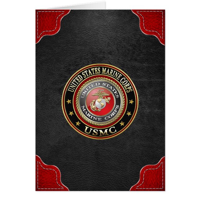 Cartão Emblema do USMC [Edição Especial] [3D] (Frente)
