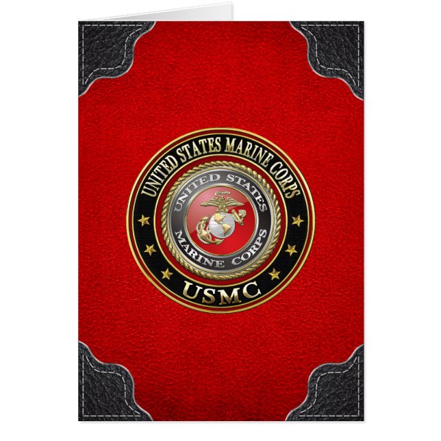 Cartão Emblema do USMC [Edição Especial] [3D] (Frente)