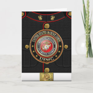 Cartão Emblema do USMC [Edição Especial] [3D]