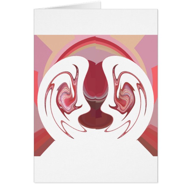 Cartão Embres da Terra: Tapeçaria Texturizada da África (Frente)