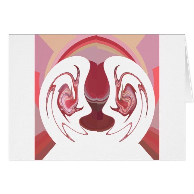 Cartão Embres da Terra: Tapeçaria Texturizada da África (Frente Horizontal)