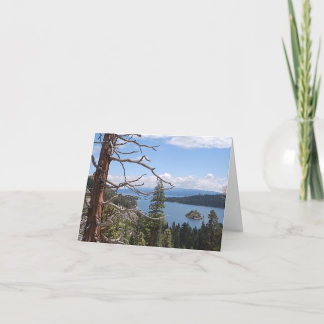 Cartão Emerald Bay, Lake Tahoe (Frente)