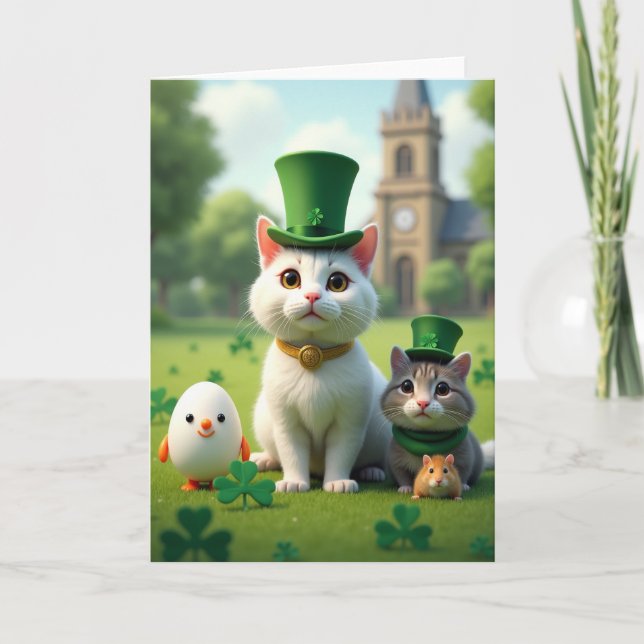 Cartão Emerald Lawn Friends Card (Frente)