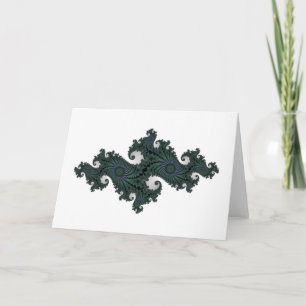 Cartão Emerald Seahorse Julia Greetings Card