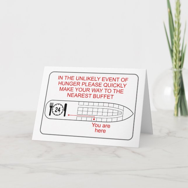 Cartão Emergência da fome (Frente)